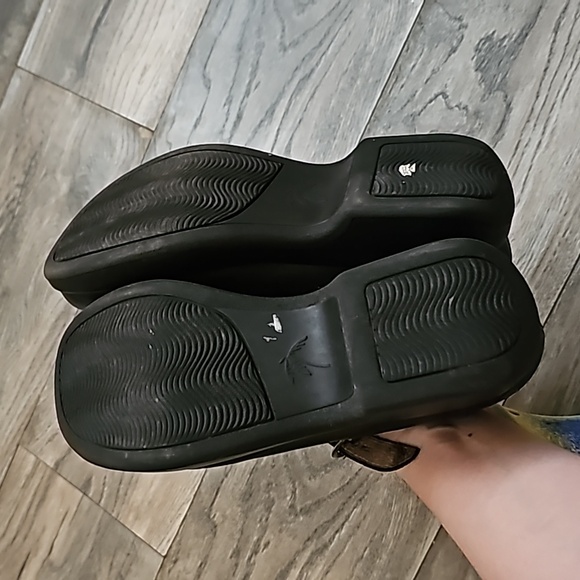 Earth Mary Jane low-wedge heels black leather size 41 comfy (i4) - Picture 8 of 8